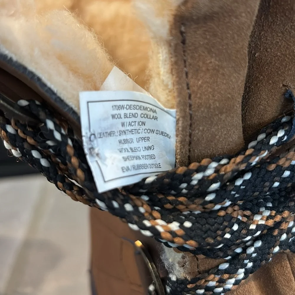 Bearpaw Desdemona NeverWet,wool blend lining,sheepskin footbed,EVA midsole boots